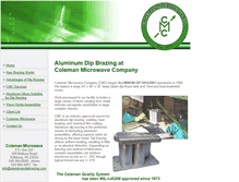 Tablet Screenshot of aluminumdipbrazing.com